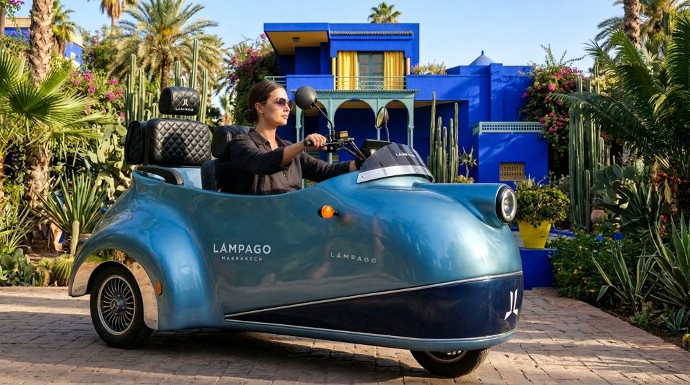 Le mur comme toile · Lampago Marrakech