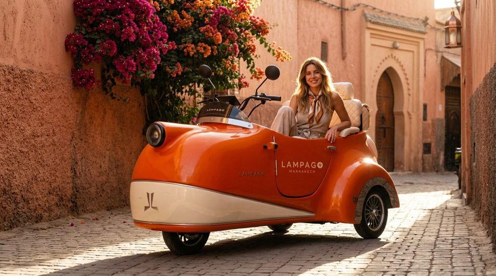 Le décor fait la moitié du travail · Lampago Marrakech
